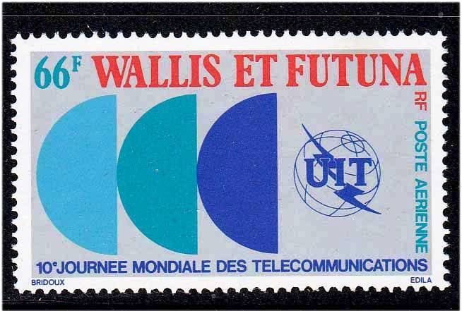 Космос . Уоллис и Футуна  1988 г  MNH - - фото фото фото 0