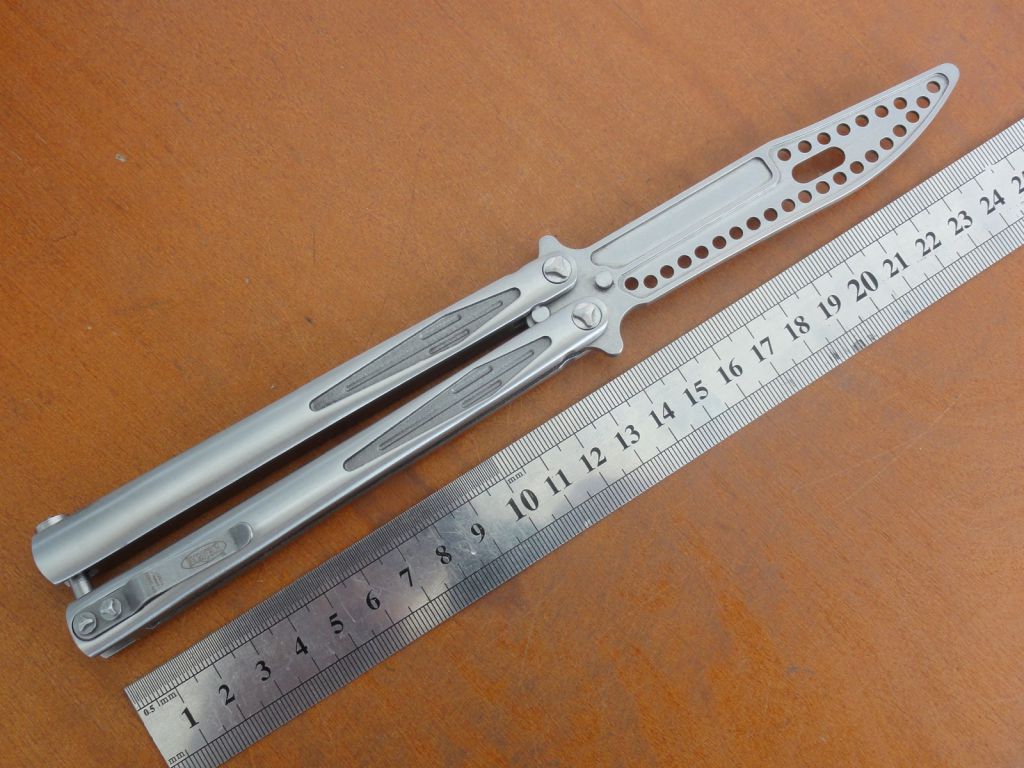Microtech Tachyon III – Тренер, BALISONG BUTTERFLY   (REPLICA), 440C, в наличии - фото фото фото 2