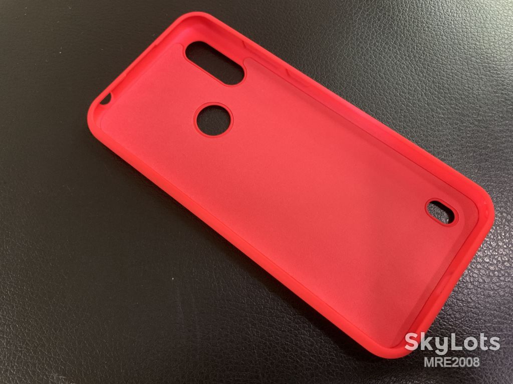 Чехол Silicone Cover для Motorola Moto E6s / E6i red - фото фото фото 2