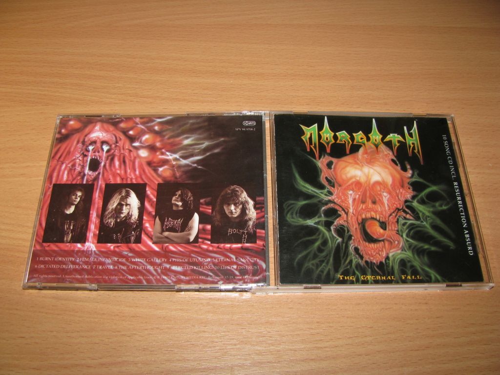 MORGOTH - The Eternal Fall / Resurrection Absurd  (1990 Century Media 1st press) - фото фото фото 0
