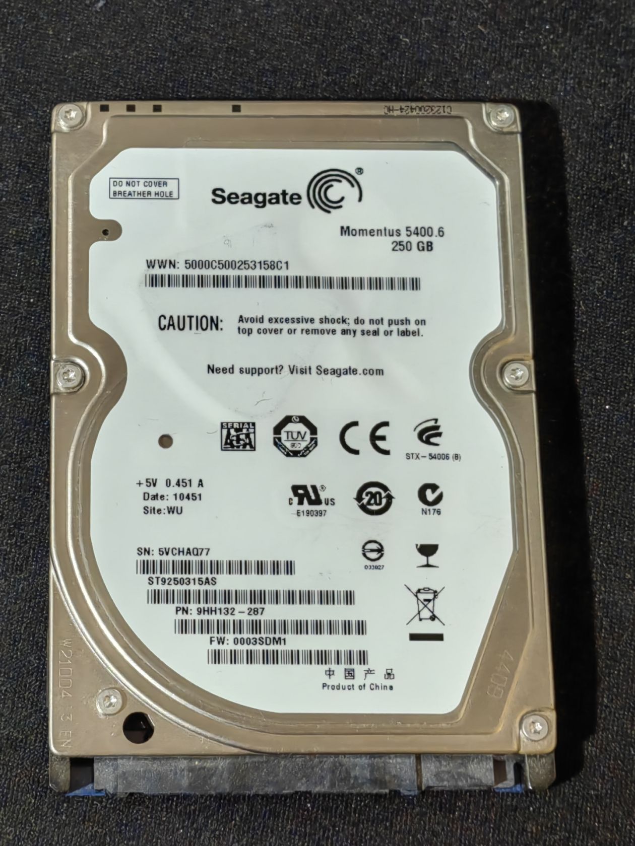 Жесткий диск Seagate 250 GB sata 2.5 в идеале - фото фото фото 0