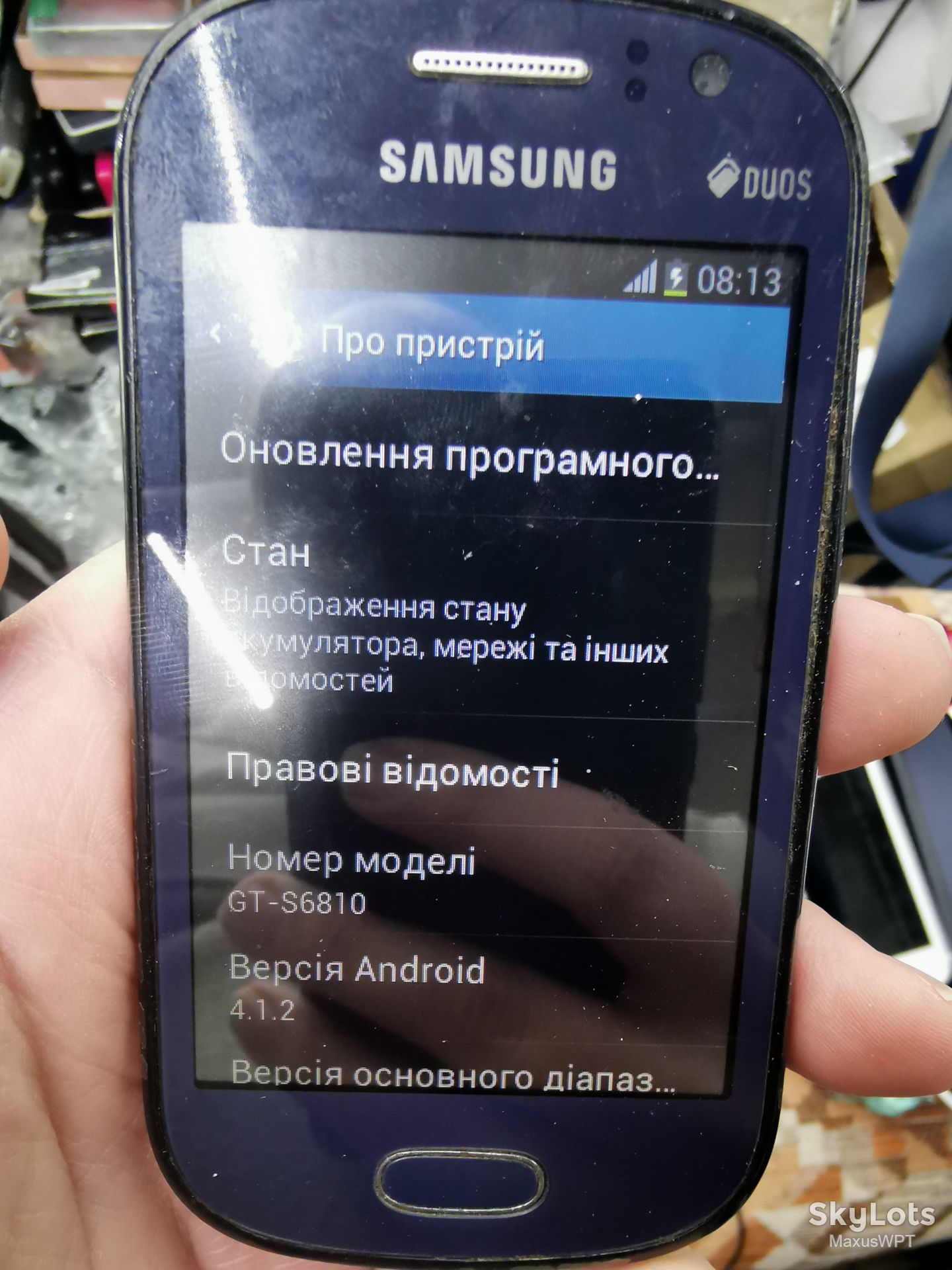 #1261 Sklad Samsung Fame blue S6810 - фото фото фото 3