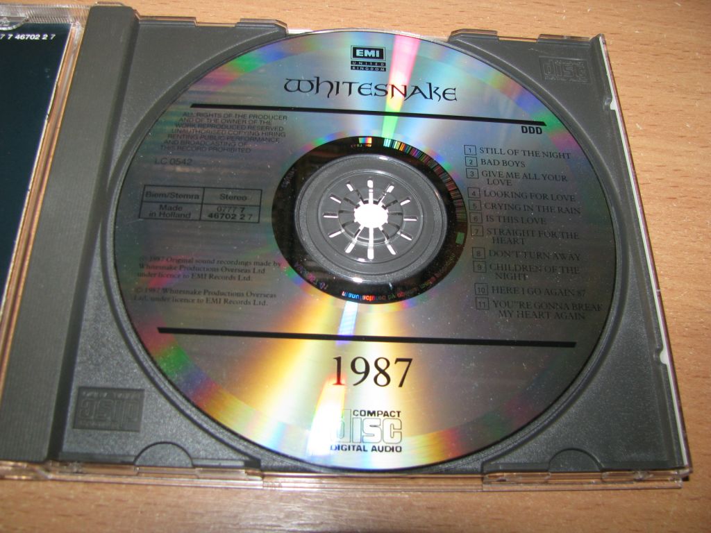 WHITESNAKE - Whitesnake  (1987 EMI GERMANY) - фото фото фото 2
