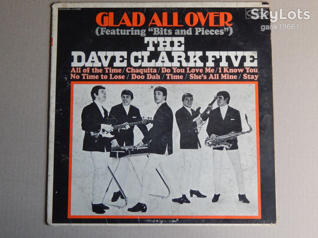 The Dave Clark Five ‎– Glad All Over   (Epic ‎– LN 24093, US) EX/VG - фото фото фото 0