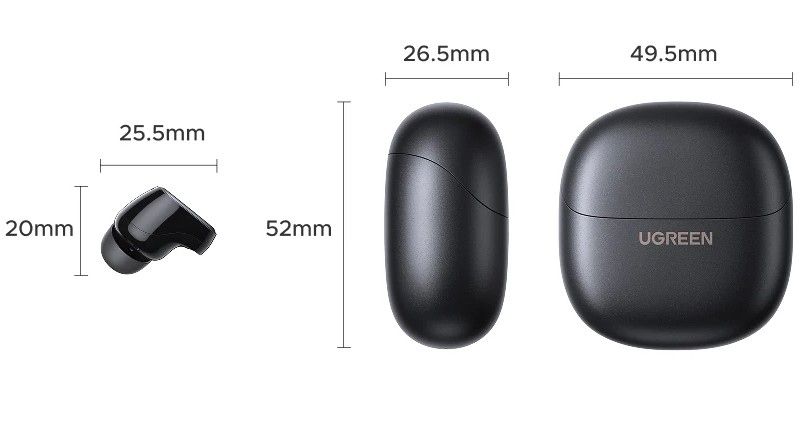 Беспроводные наушники UGREEN Dots Bluetooth 6.0 - фото фото фото 1