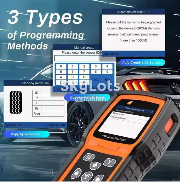 Сканер програматор датчиків TPMS Foxwell T1000  (315 та 433,92 МГц) - фото фото фото 4
