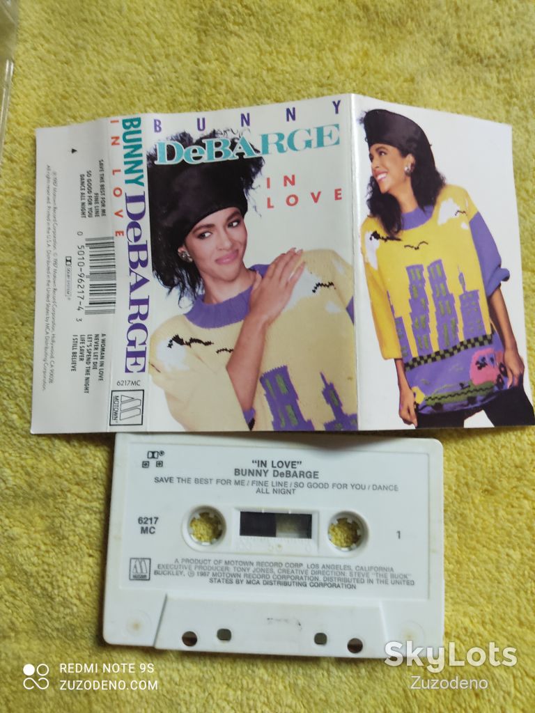 Sf.Б/У Аудио кассета    (US) Bunny DeBarge – In Love 1987 - фото фото фото 3