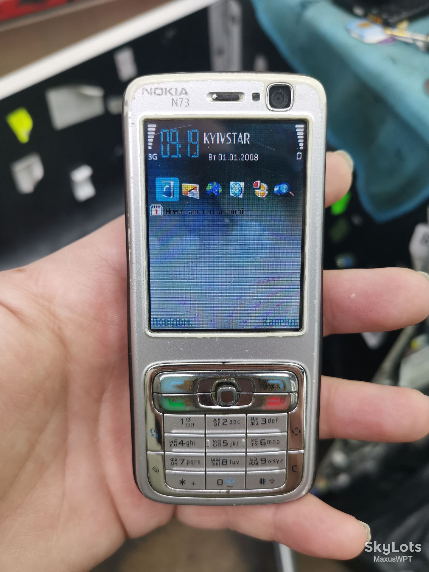 #1541 sklad Nokia N73 silver - фото фото фото 0