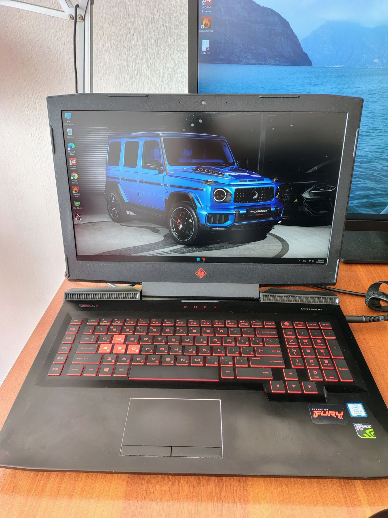 Игровой HP OMEN 17-AN  i7-8750H/GTX 1070 8Gb/DDR4 16Gb/SSD 256Gb/ 17.3" 120Hz - фото фото фото 0