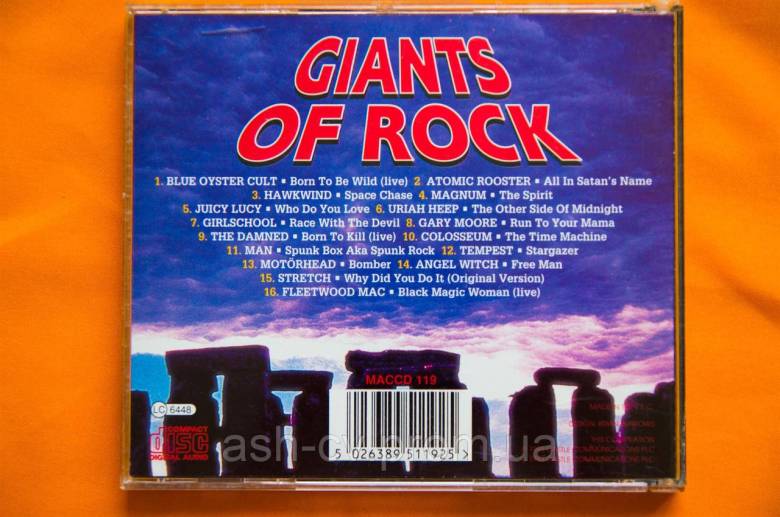 Музичний диск CD. GIANTS OF ROCK 1993 - фото фото фото 2