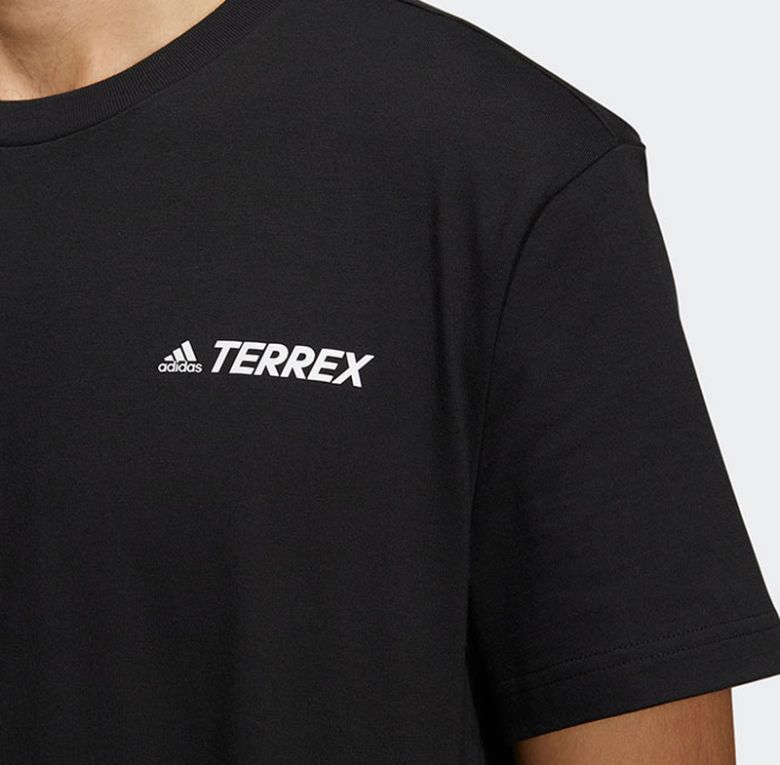 Футболка adidas terrrex u trx logo t round neck pullover - фото фото фото 5