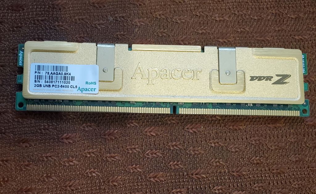 Ddr2 2gb Apacer з охолодженням pc2-6400 - фото фото фото 2