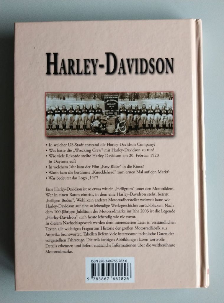 Ілюстрована книга harley-davidson німецькою мовою  (garant verlag) 2012 - фото фото фото 3
