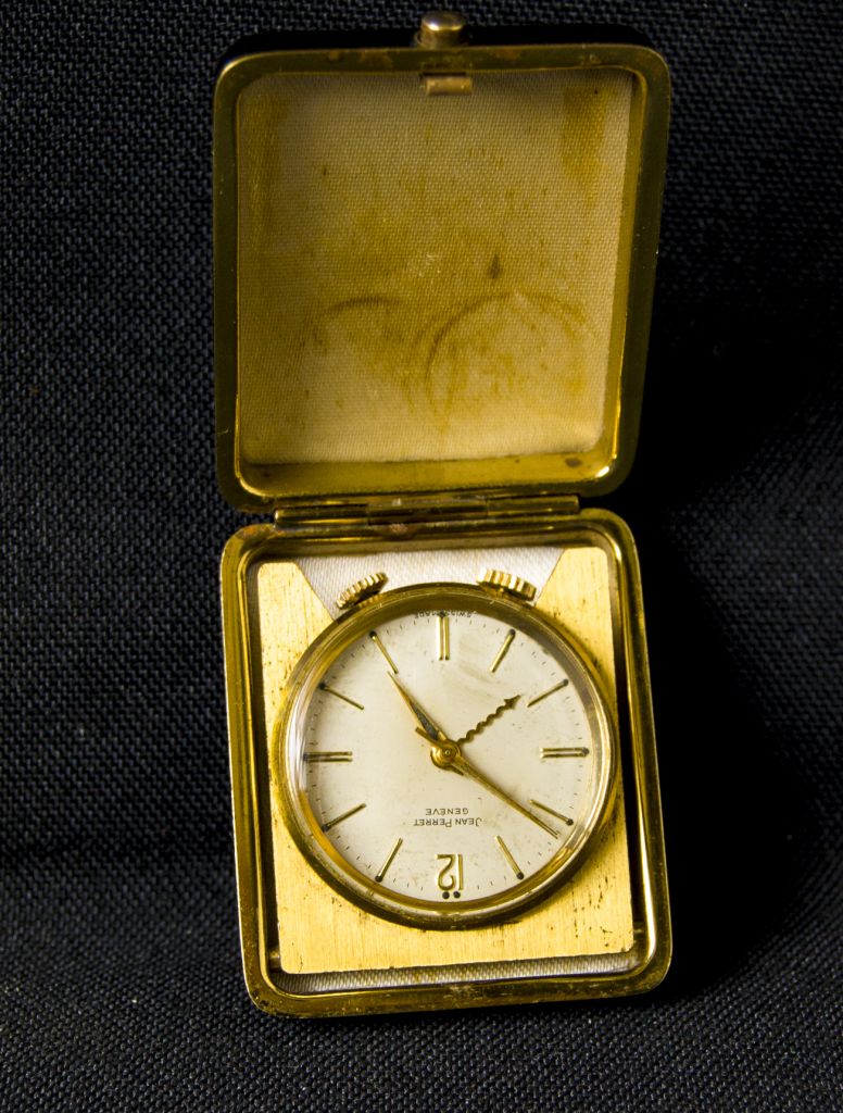 ⏰Очень редкие часы будильник JEAN PERRET GENEVE-17 Jewels.Swiss - фото фото фото 1