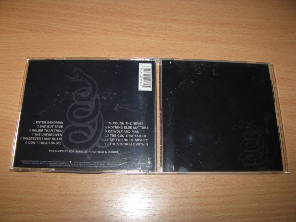 METALLICA - Metallica S/T  (1991 Elektra 1st press,USA) - фото фото фото 0