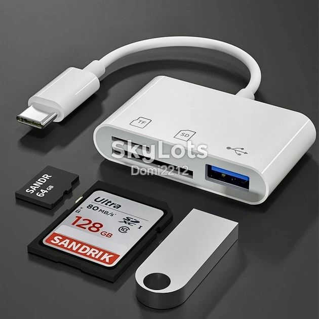 Кардрідер OTG конвертер хаб eXpert USB Type-C - фото фото фото 0