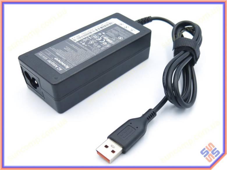 Зарядное устройство для Lenovo 20V 3.25A 65W (USB). - фото фото фото 0