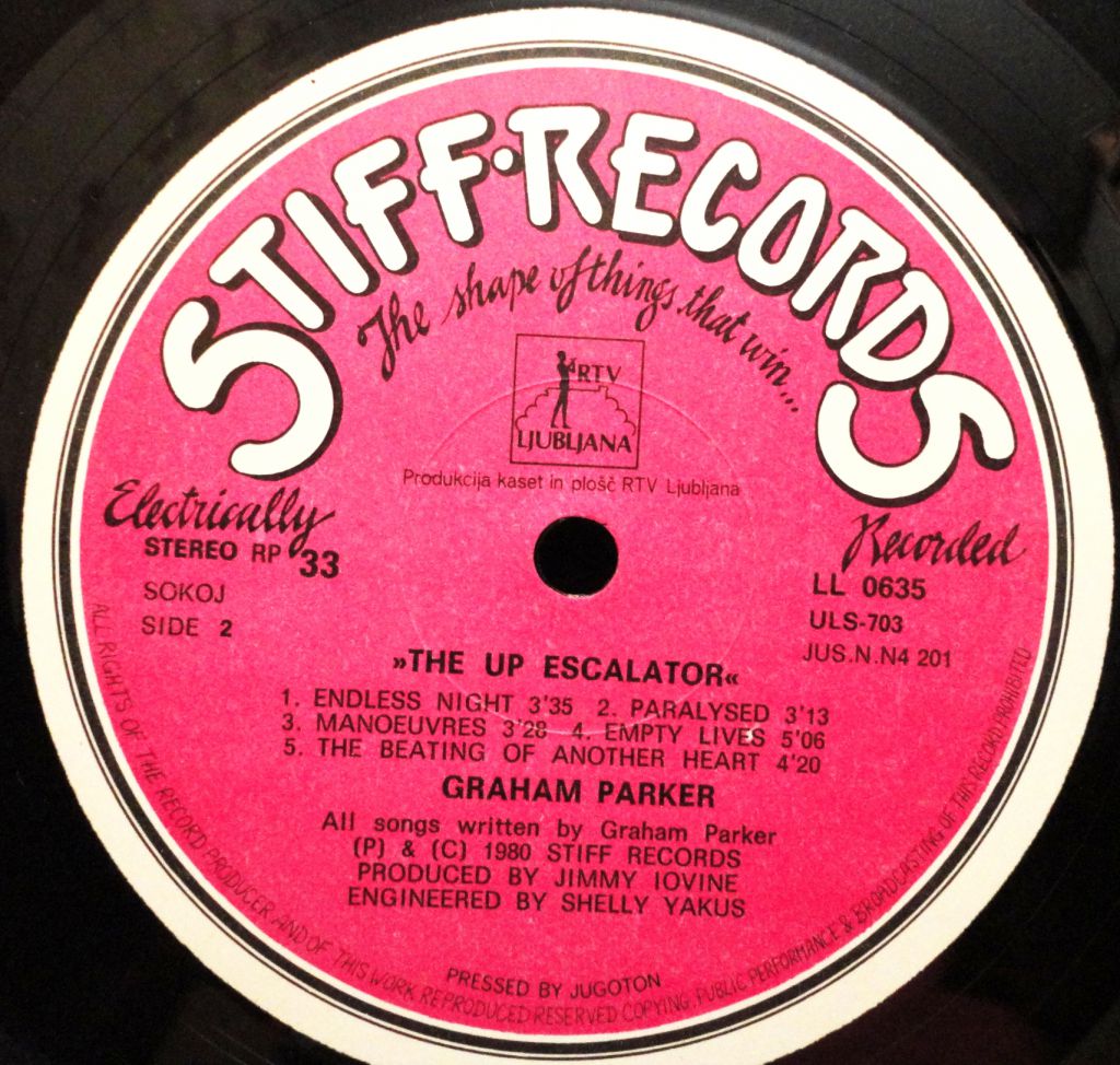 Graham Parker - The Up Escalator NM/NM- - фото фото фото 2