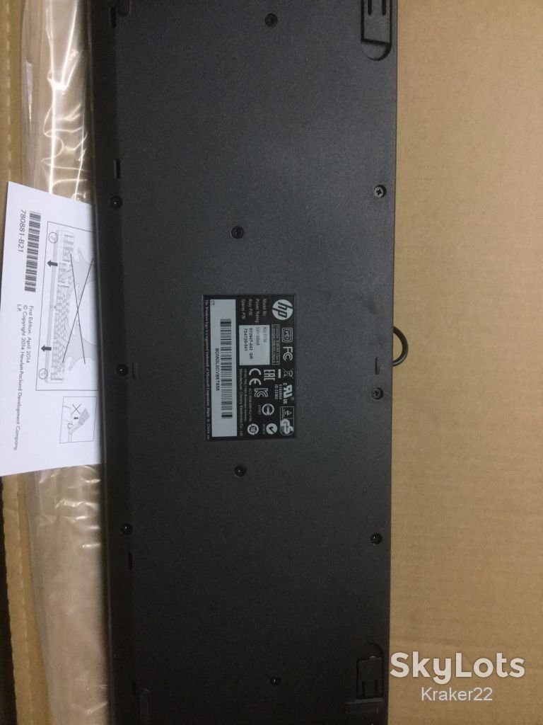 Клавіатура нова брендова HP KU-1156 German німецька USB  (8169-5) - фото фото фото 2