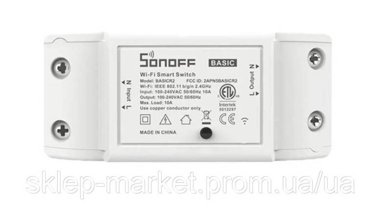 Sonoff Basic R2 wi-fi реле  вай-фай реле умный дом - фото фото фото 2