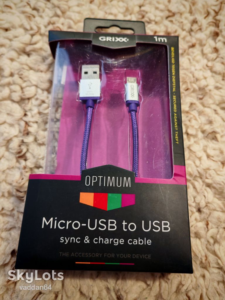 Grixx Optimum Micro-USB to USB 1m - фото фото фото 0