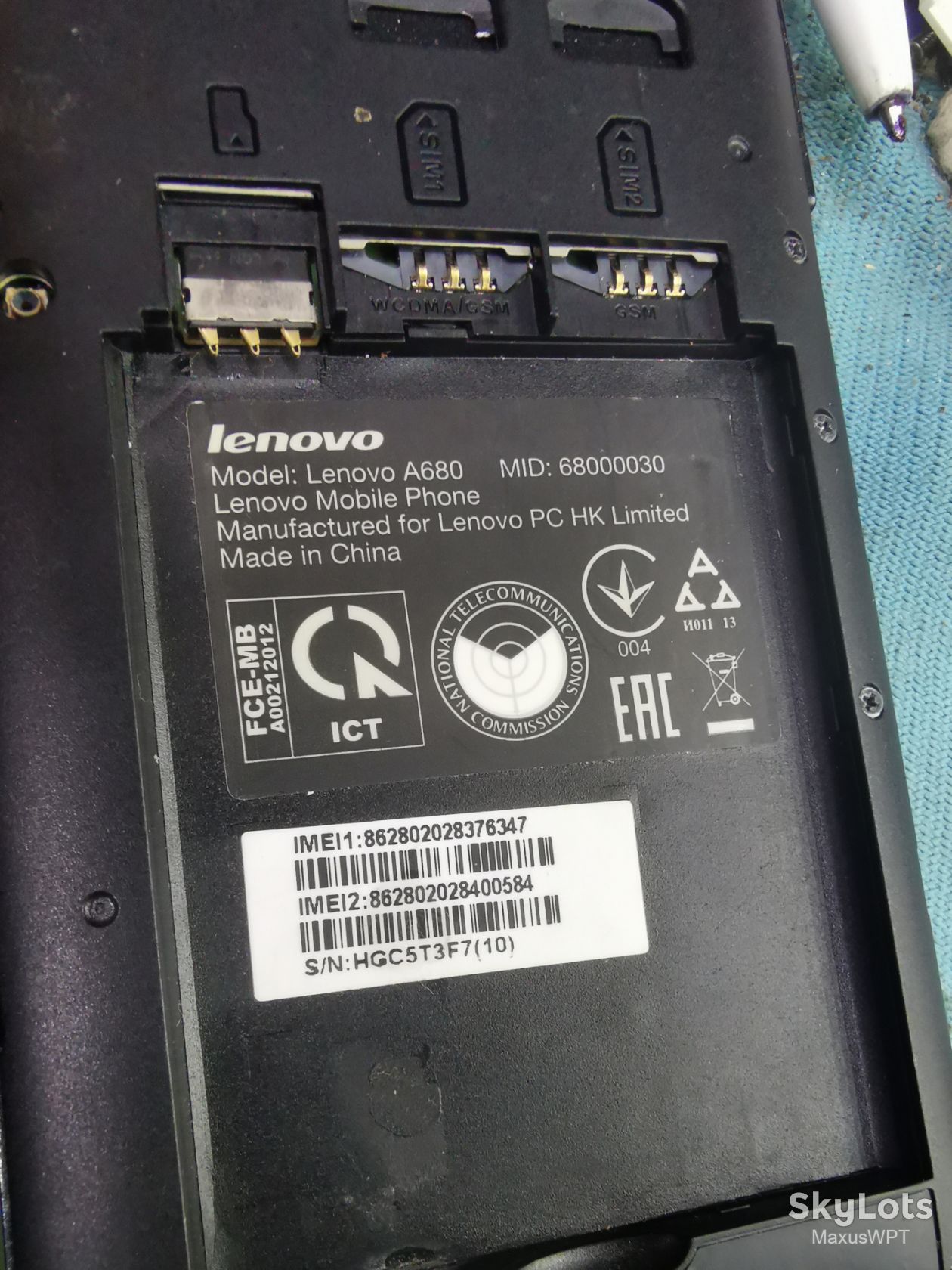 #2255 sklad lenovo A680 gray - фото фото фото 1
