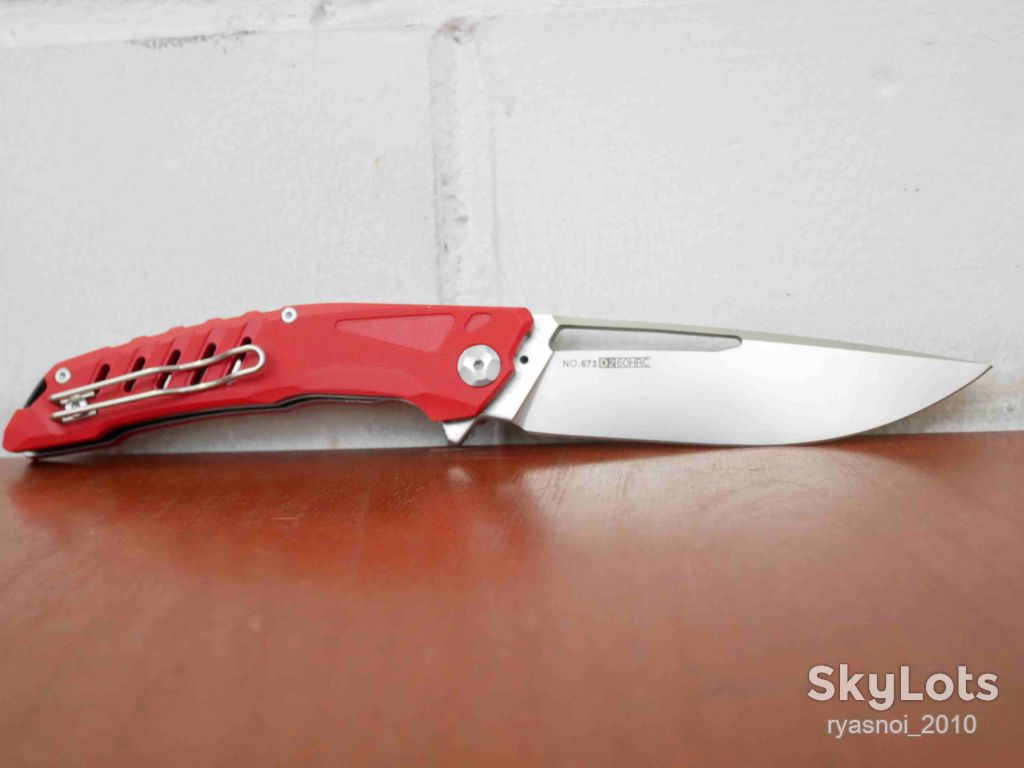 Nimoknives &amp; Fatdragon NO. 511, D2, G10 Red, Tactical, Flipper, подшипник, EDC - фото фото фото 12