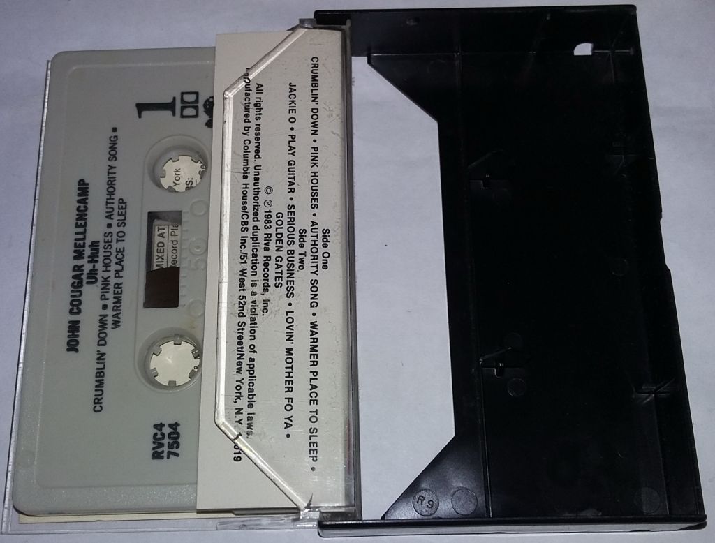 JOHN COUGAR MELLENCAMP Uh-Huh. Cassette US - фото фото фото 1