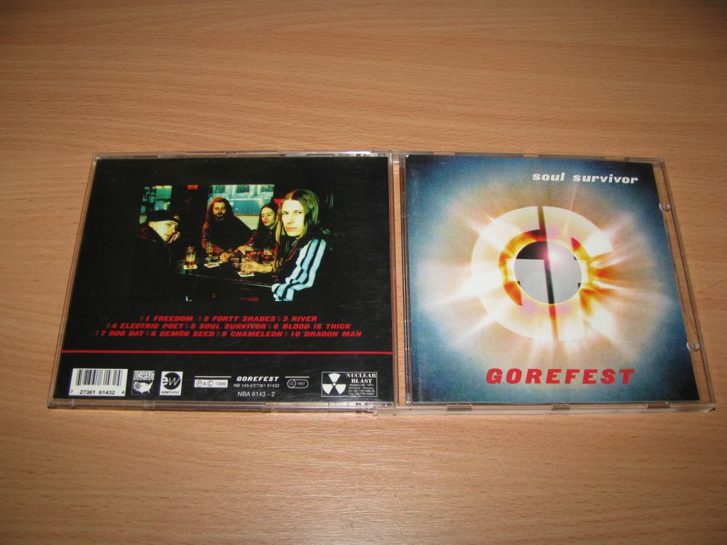 GOREFEST - Soul Survivor   (1996 Nuclear Blast 1st press) - фото фото фото 0