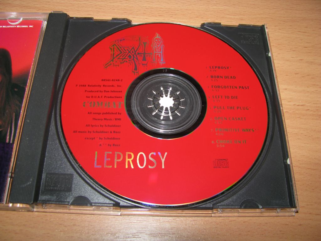 DEATH - Leprosy    (1988 Combat 1st press, JVC,USA) - фото фото фото 2