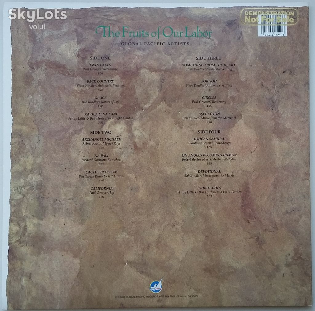 VARIOUS The Fruits Of Our Labor / Global Pacific Artists 2LP NM - фото фото фото 2