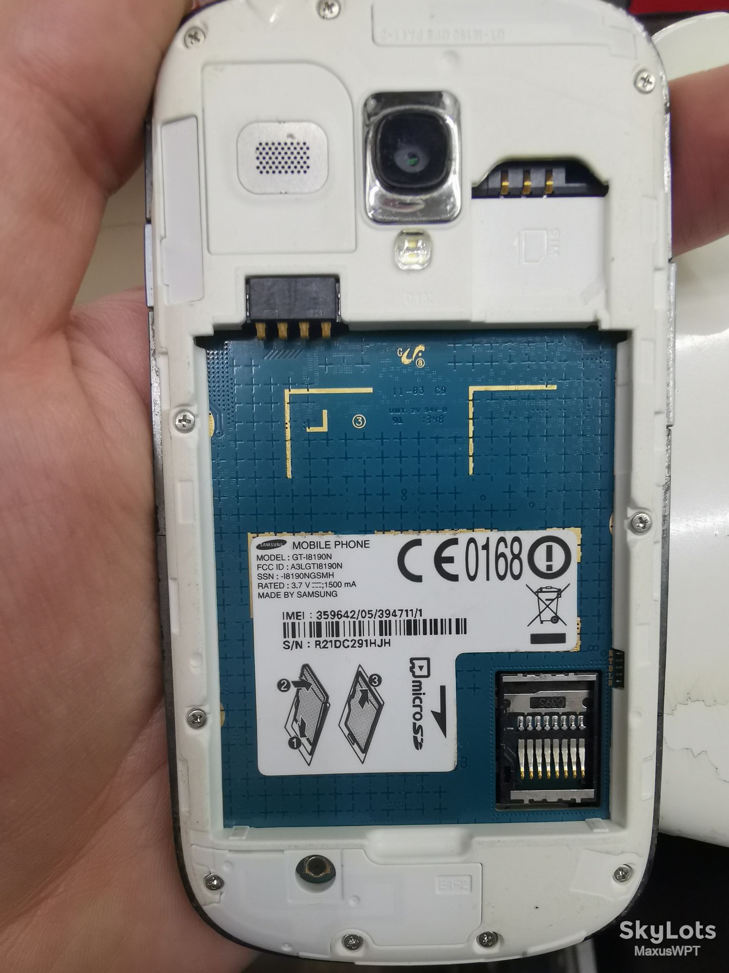 #971 Sklad samsung S3 mini  i8190n white - фото фото фото 1