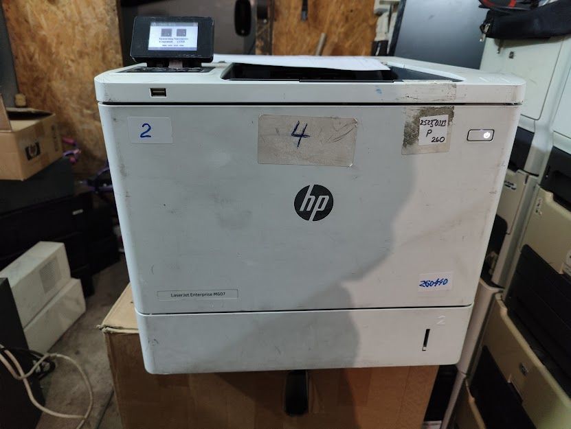 Лазерный принтер HP LaserJet Enterprise M607 с картриджем № 25250313 - фото фото фото 0