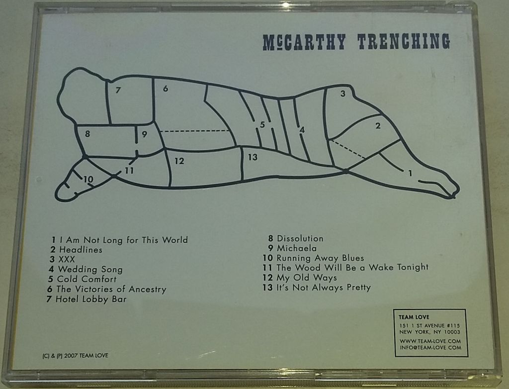 McCARTHY TRENCHING   CD US - фото фото фото 2
