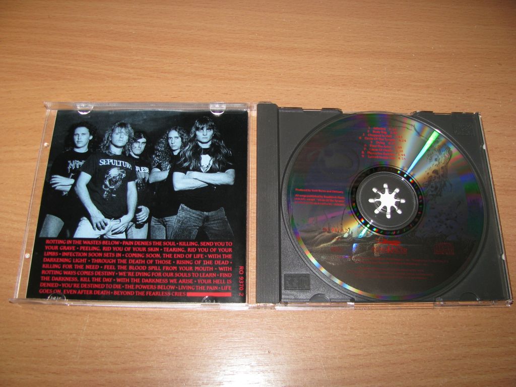 OBITUARY - Cause Of Death     (1990 Roadracer 1st press) - фото фото фото 1