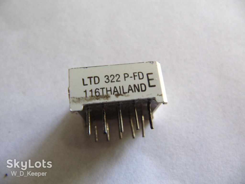LITEON LTD322P-FD LED two digit display Red 7-сегментний 2-розрядний індикатор - фото фото фото 1