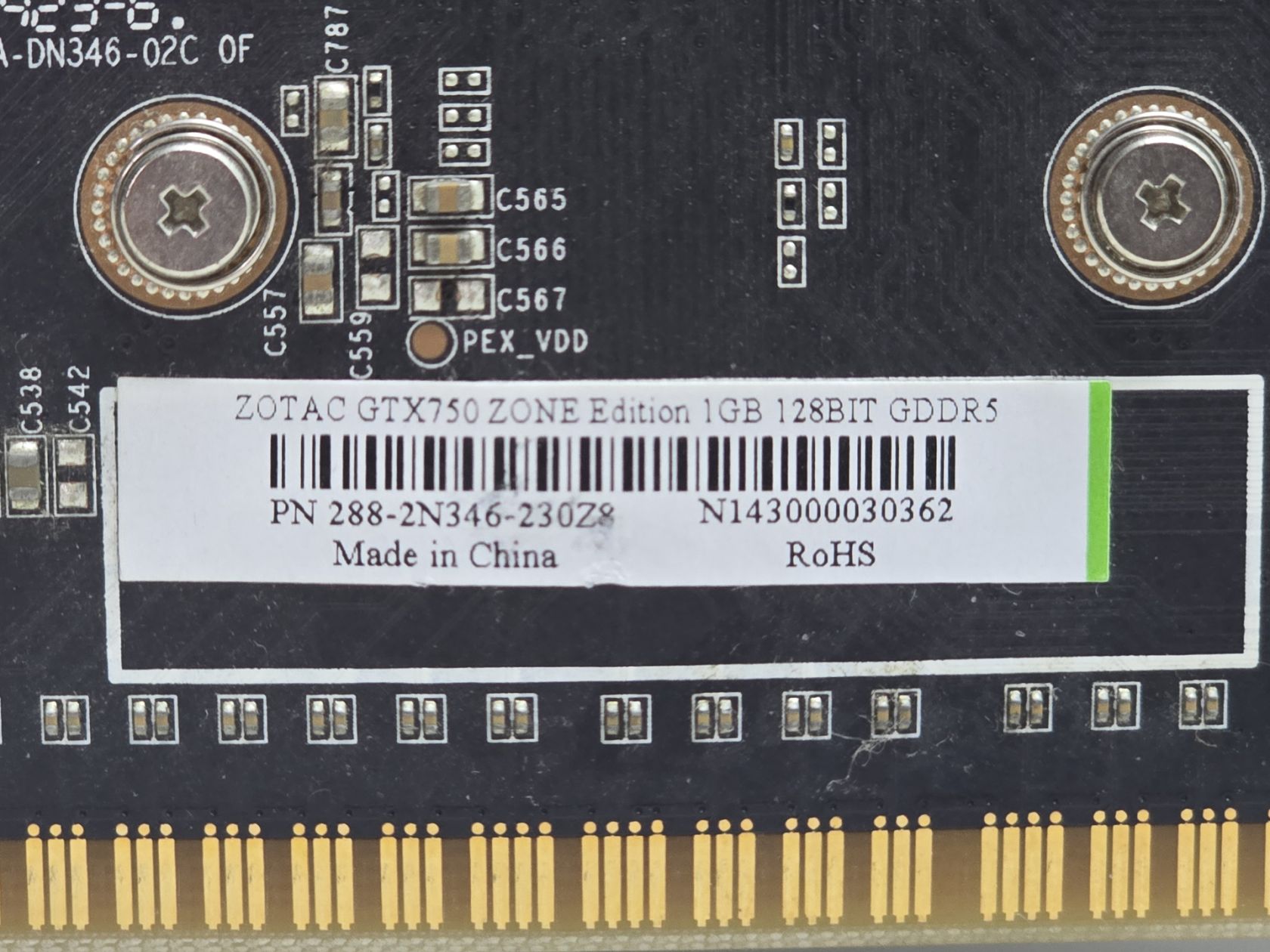 Відеокарта Zotac GeForce GTX 750 1GB SILENT   (GDDR5,128 Bit,HDMI,PCI-Ex,Б/у) - фото фото фото 3
