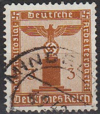 1938 - Рейх - Службова марка 3 Mi.145 _2,50 € - фото фото фото 0