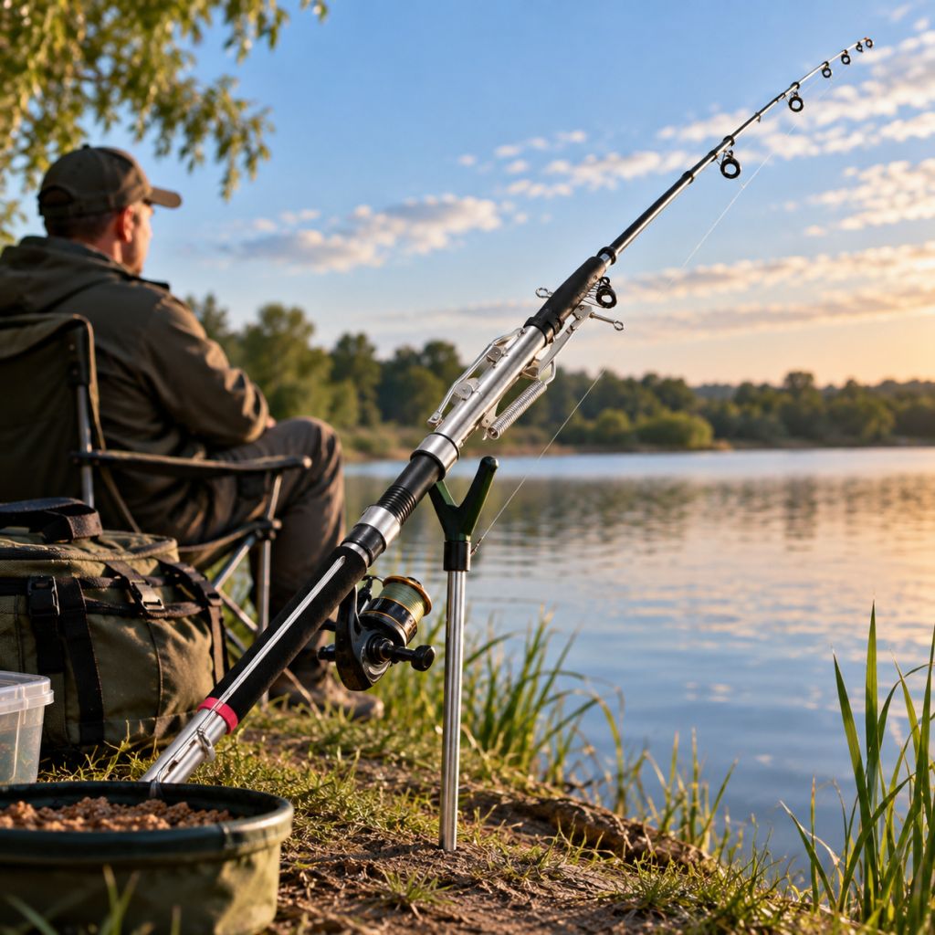 Вудка самопідсікаюча телескопічна 2,1 м з пружинним механізмом - фото фото фото 4