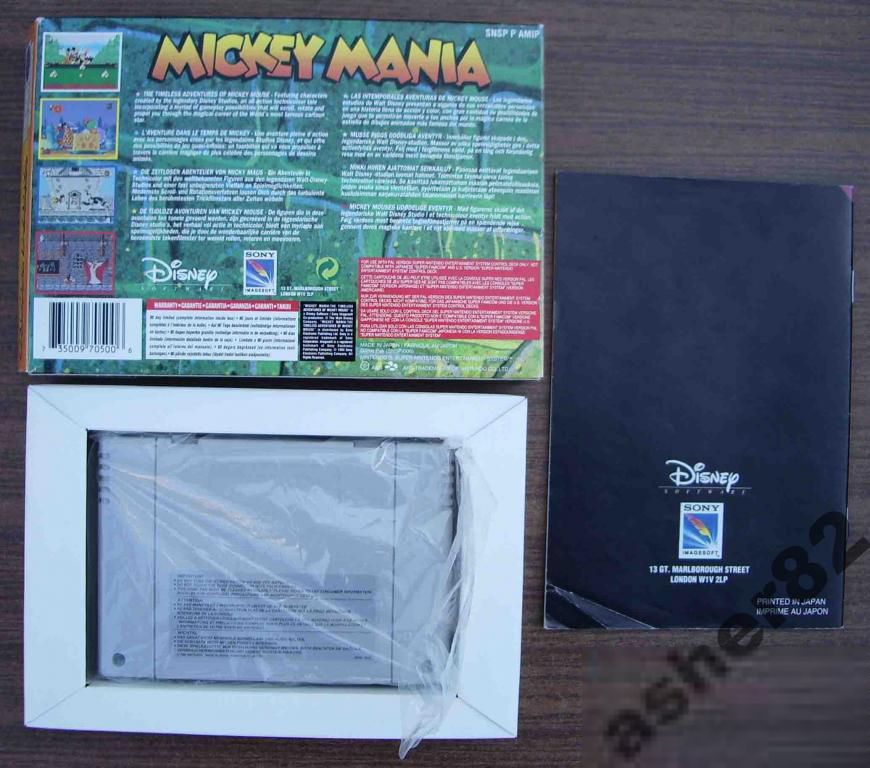 Игра на Super Nintendo SNES "Mickey Mania"       (PAL) - фото фото фото 1