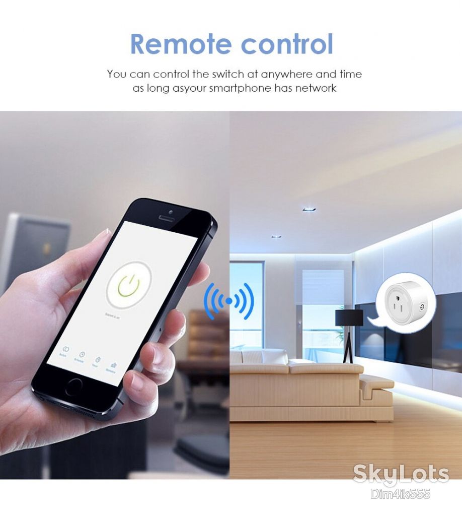 Умная Wi-Fi розетка 10/16/20A US Tuya Smart - фото фото фото 6