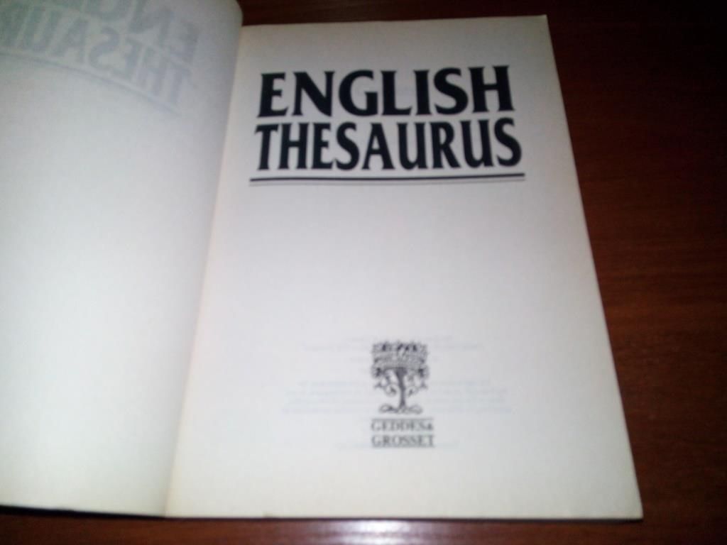 English Thesaurus - Concise Edition - фото фото фото 1