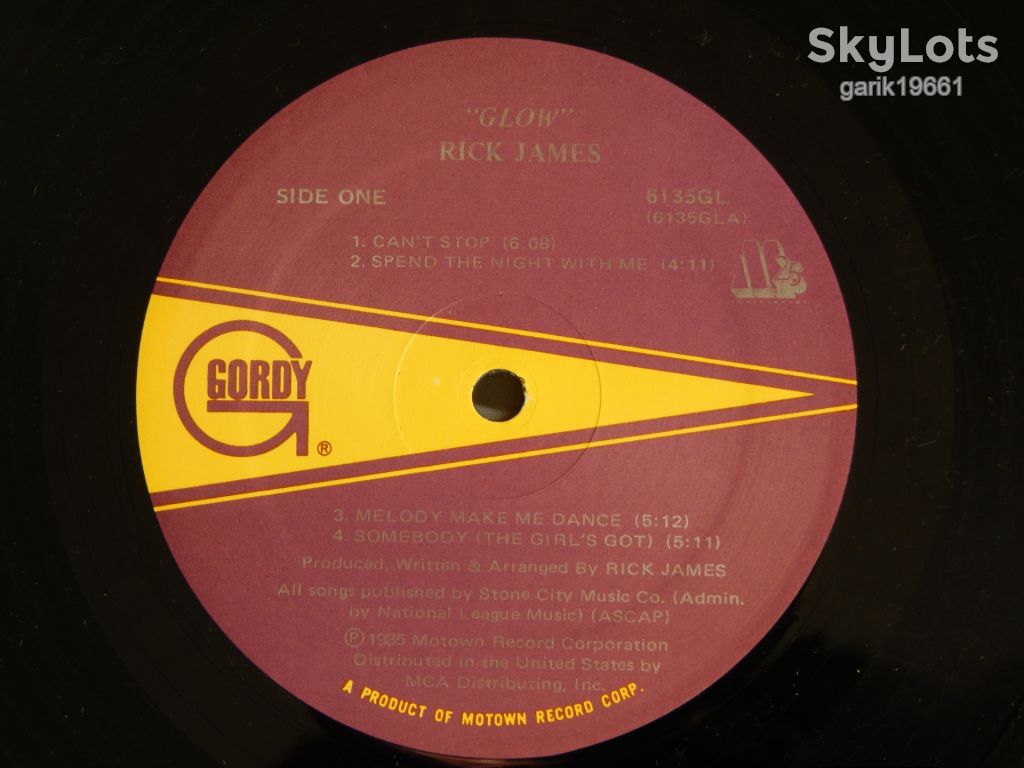 Rick James - Glow  (Gordy ‎– 6135 GL, US) insert EX+/NM- - фото фото фото 3