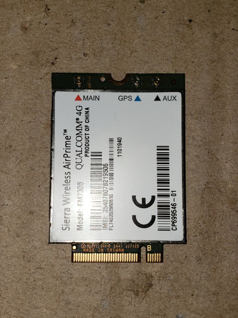 Модем 4G LTE+ GPS модуль M.2 WWAN QUALCOMM EM7305 для ноутбука Fujitsu e556... - фото фото фото 0