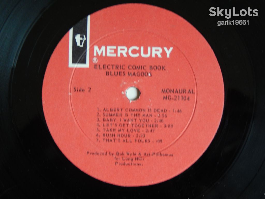 Blues Magoos ‎– Electric Comic Book   (Mercury ‎– MG 21104, US) EX+/EX - фото фото фото 3