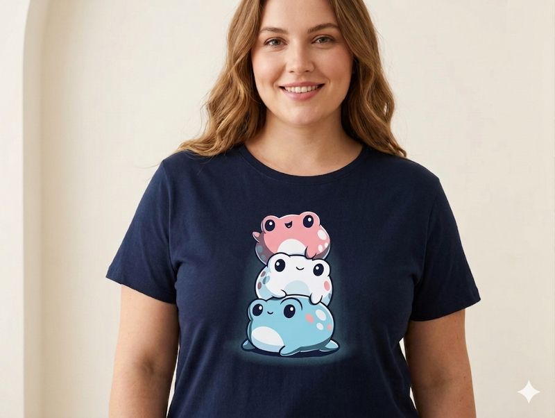 Жіноча футболка великий розмір teeturtle - фото фото фото 0