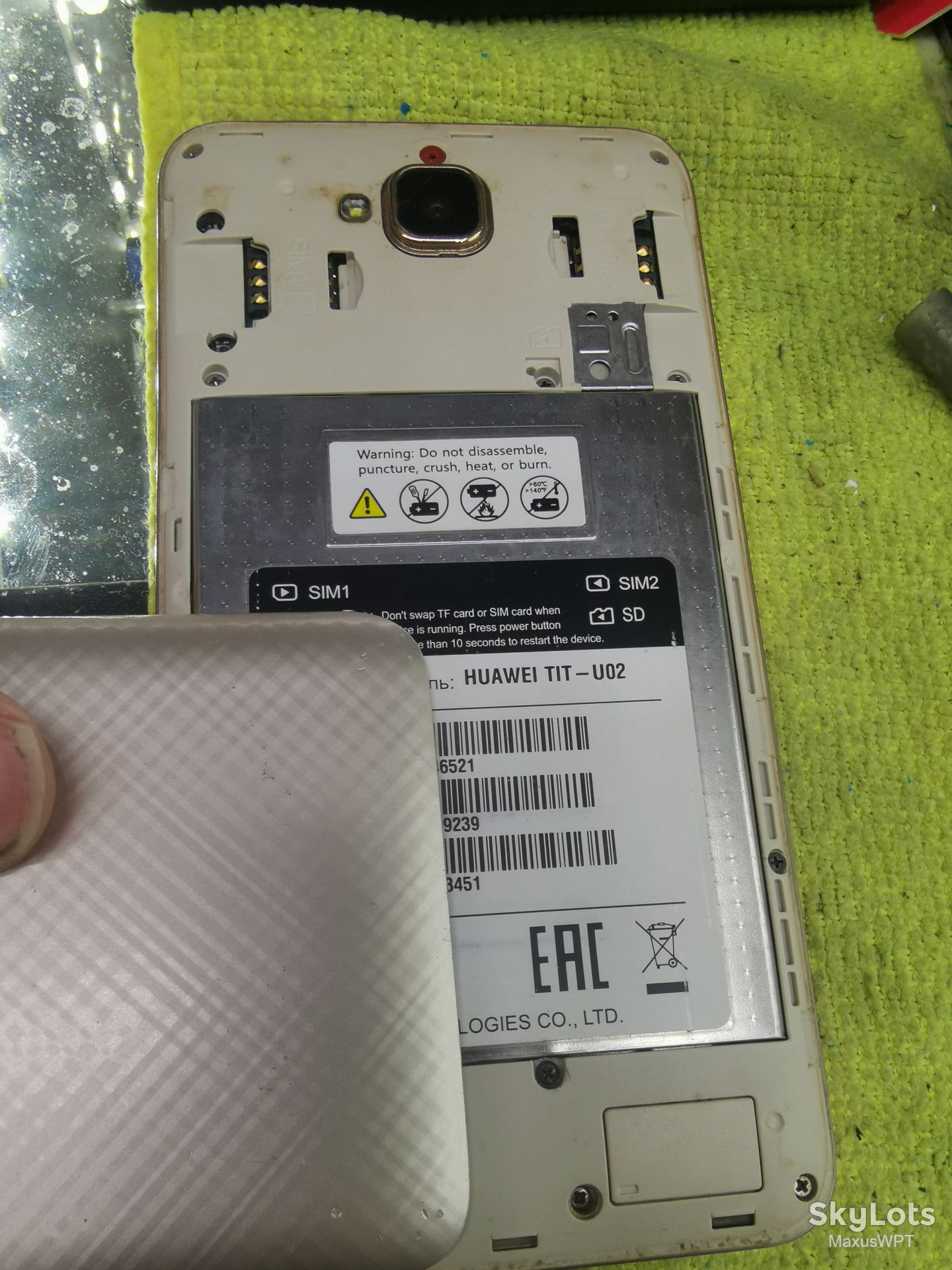 #342 Sklad Huawei y6 pro Gold - фото фото фото 2