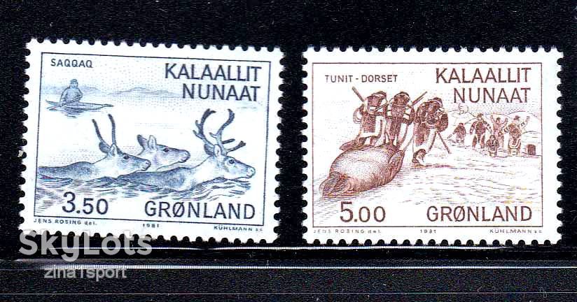 Гренландия 1981 г MNH - фауна - фото фото фото 0