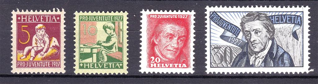 Швейцария / Helvetia 1927 г MNH  - молодеж - фото фото фото 0
