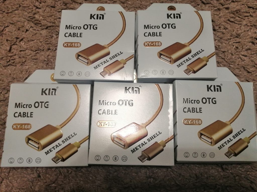 Мегалот 5 шт перехідників  Micro OTG Cable USB to Micro - фото фото фото 0